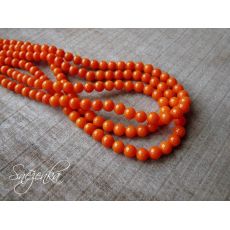 Oranžový korál 6 mm