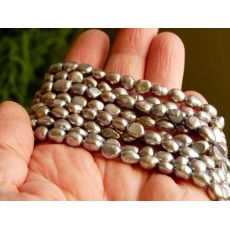 Říční perličky šedé 7x5,5 mm, 1 ks