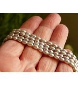 Říční perličky šedé 6x3,5 mm, 1 ks