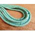 Tyrkenit I rondelky heishi 6x2,5 mm, 1 ks