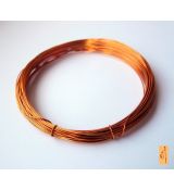 Lakovaný měděný drát 0,5 zlatavý - 10 metrů
