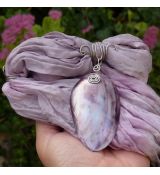 Pro vílu fialku - variabilní hedvábný náhrdelník