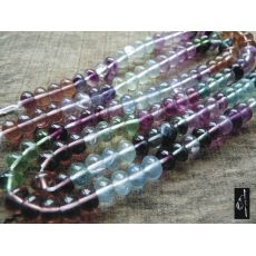 Fluorit, rondelky 8 mm, 1 ks M070