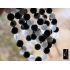 Křišťál a onyx - směs kuliček 10 mm, 4 ks M077