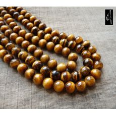 Tygří oko kulička 10 mm, 1 ks M103