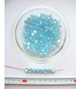 Kulička modrá - světlá 8 mm, 1 ks