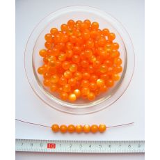 Kulička oranžová 8 mm, 1 ks