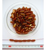 Kvádr hnědý 15x5 mm, 1 ks K021