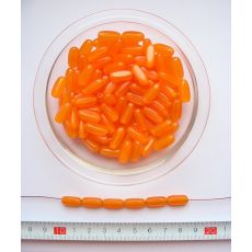 Kvádr oranžový 15x5 mm, 1 ks K024
