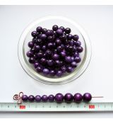 Mramorová kulička fialová 10 mm, 1 ks