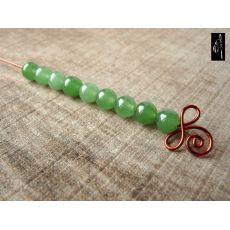 Avanturín zelený kulička 8 mm, 1 ks M112