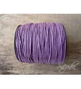 Voskovaná bavlněná šňůrka tmavě fialová, 1,5 mm
