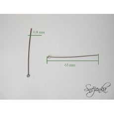 Ketlovací jehla 65 mm, chirurgická ocel 316L Kmpt049