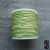 Voskovaná bavlněná šňůrka světle zelená, 1 mm
