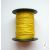 Voskovaná bavlněná šňůrka žlutá, 1 mm
